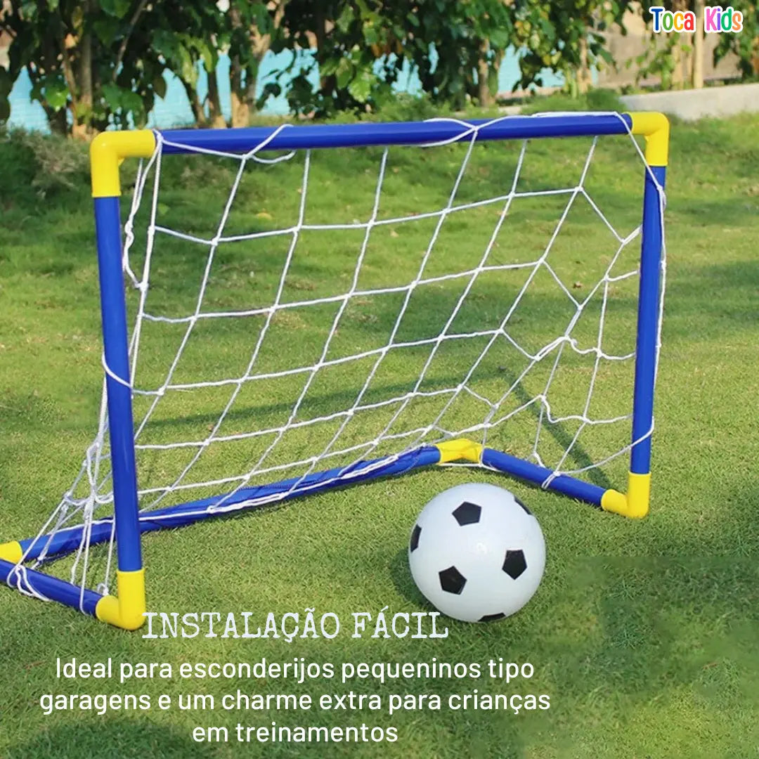 Brinquedo Chute A Gol Infantil Trave E Bola Jogo de Futebol