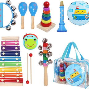 Kit Musical Montessori de Madeira – Brinquedo Educativo | Toca Kids