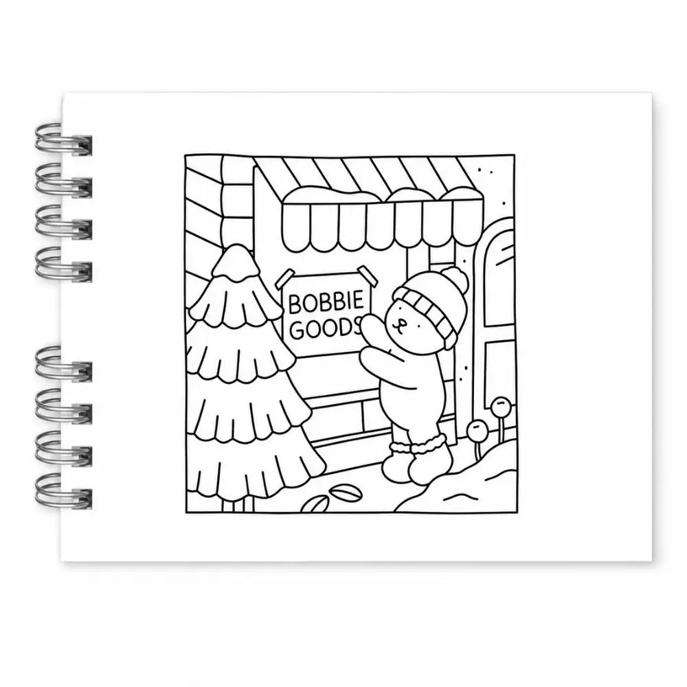 Página do livro de colorir Bobbie Goods com desenho para pintar