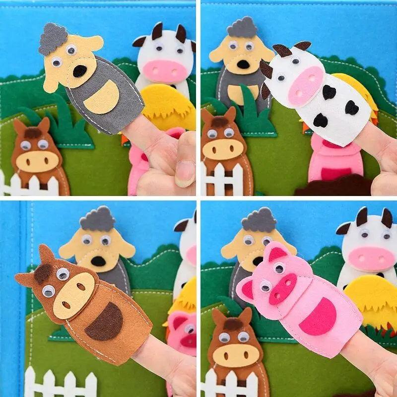 Livro de Pano Educativo Sensorial | Brinquedo Infantil – Toca Kids