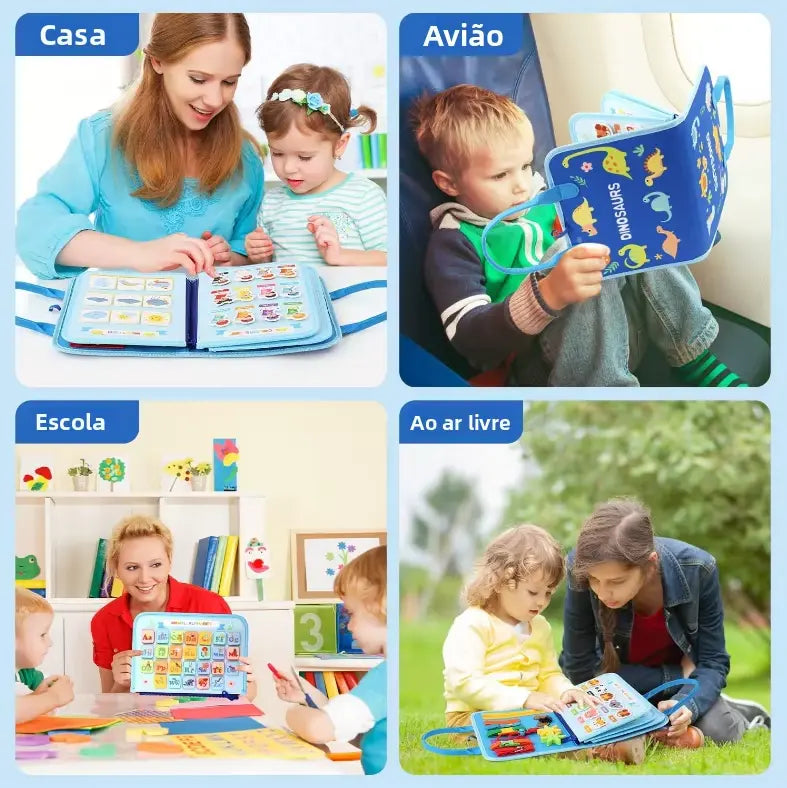 Maleta Sensorial Educativa Montessori – Atividades Básicas | Toca Kids