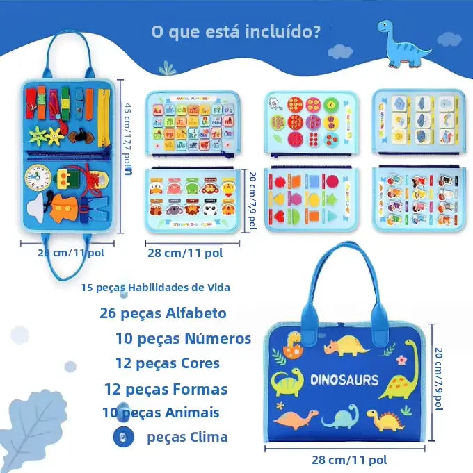 Maleta Sensorial Educativa Montessori – Atividades Básicas | Toca Kids