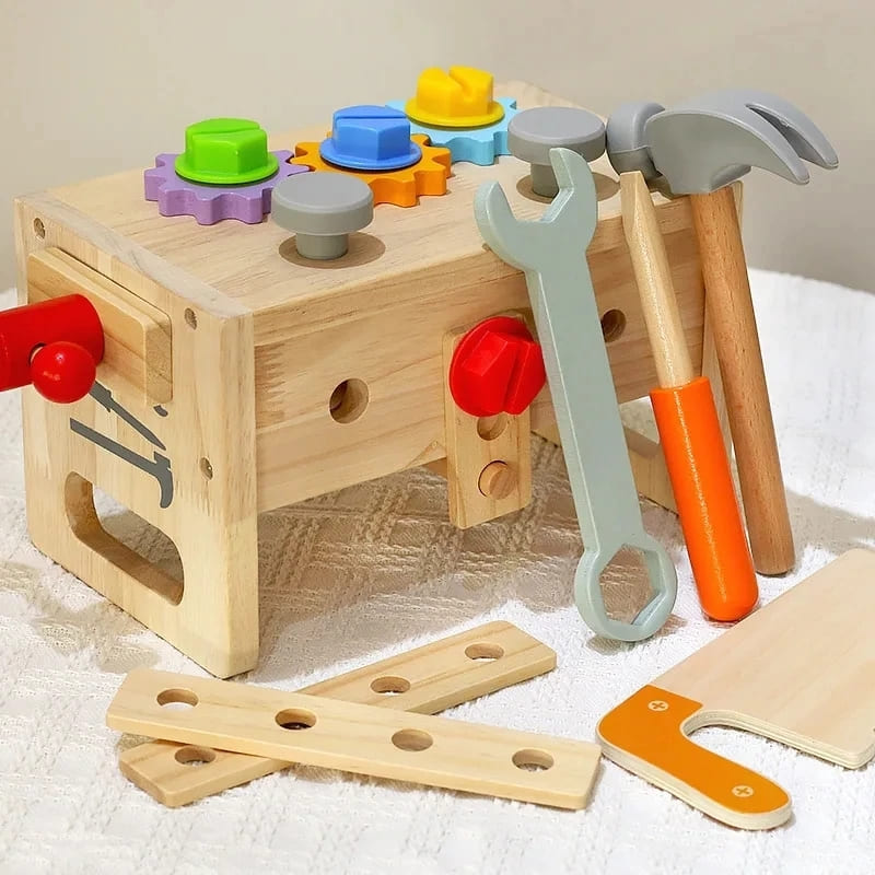 Kit de Ferramentas Infantil Montessori – Brinquedo Educativo de Ferramentas