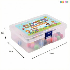 Kit Brinquedo Montessori – Concentração, Lógica e Treino Motor | Toca Kids