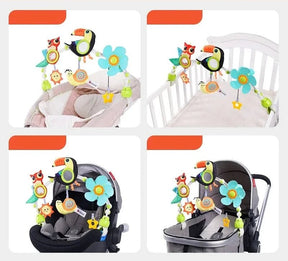 Arco de Atividades Universal para Carrinho e Bebê Conforto - Móbile Sensorial