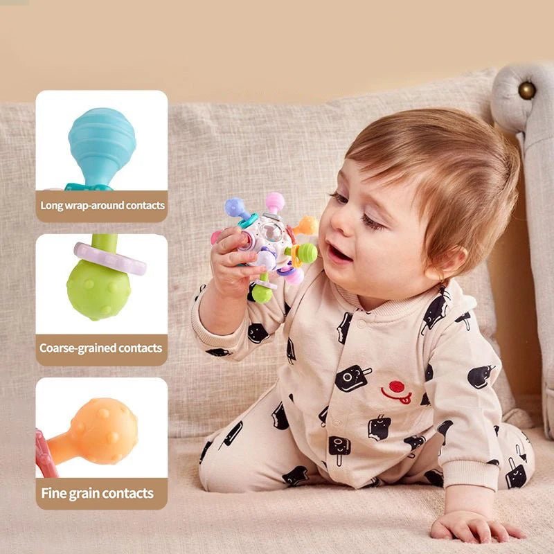 Mordedor Infantil Sensorial – Estimulação Tátil e Alívio da Dentição