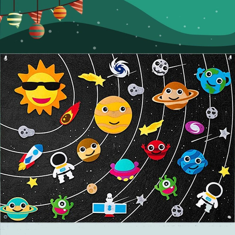 Mural Interativo Montessori – Brinquedo Educativo de Atividades | Toca Kids