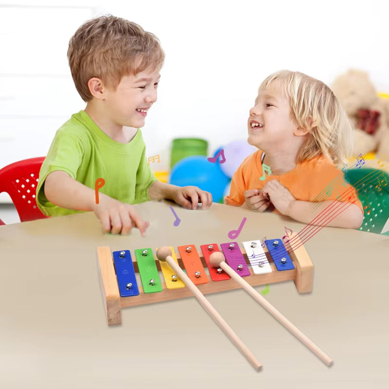 Kit Musical Montessori de Madeira – Brinquedo Educativo | Toca Kids