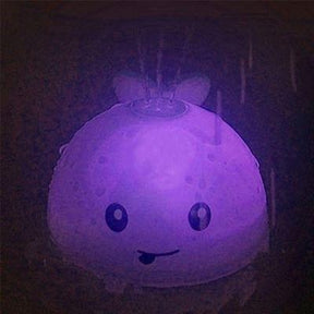 Brinquedo Interativo para Bebê Baleia Pisca Cores Jato D'Água - Daily Center Shop