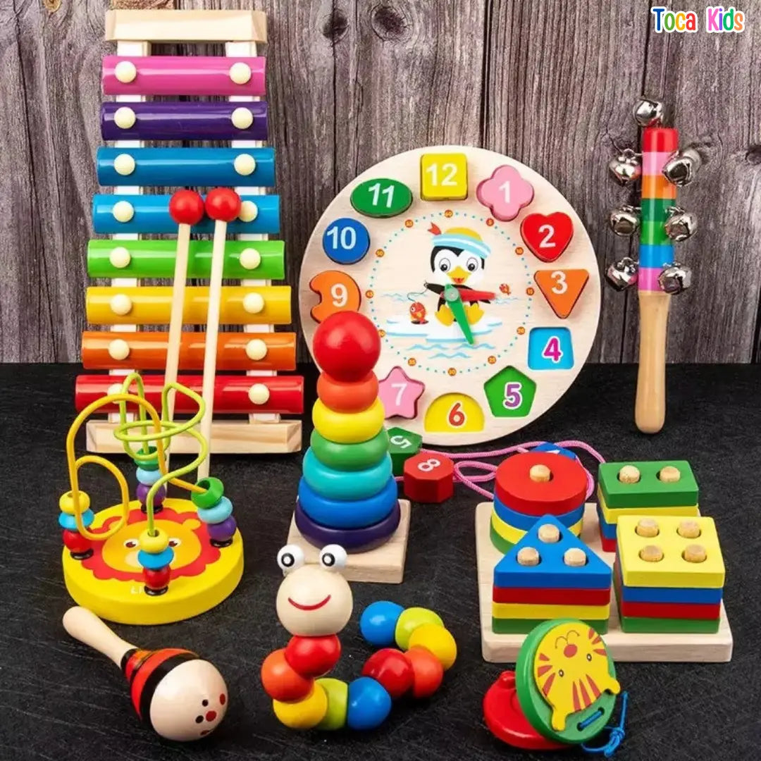 Kit Montessori para Bebês e Crianças – Criatividade, Foco e Autonomia